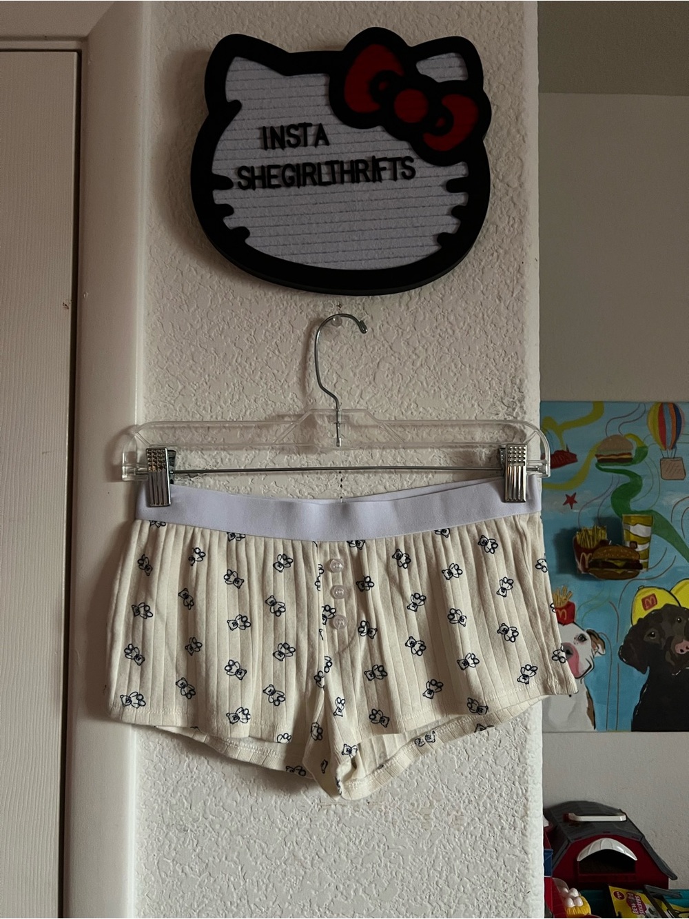 bear pajama shorts